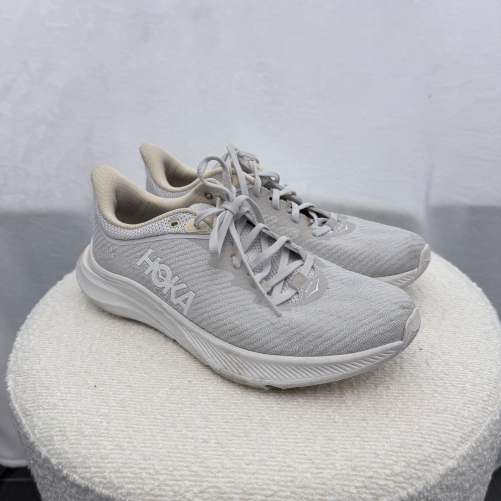 Hoka Solimar Shoes Mens 9.5us B White Traning Runing Athletic Sneaker